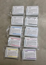 2028 Genuine Set 10 Epson Initial Starter Ink SureColor SC-P900 Factory Sealed picture