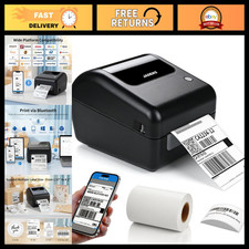Wireless Bluetooth Thermal Label Printer for 4x6 Shipping Labels - Works with iP picture