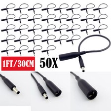 50PCS DC/AC Power Charger Converter Adapter Cable 7.4mm To 4.5mm for Dell 1FT picture