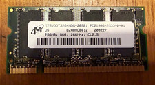 Micron 256MB DDR2 SDRAM PC2-5300 DDR2-667 200-Pin SO-DIMM MT8VDD picture