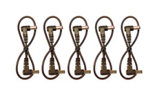 (5) Pack 1ft Right Angle Guitar Pedal DC Power Cables for Strymon Power Supply picture