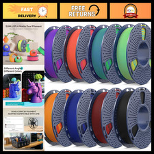 Dual Color PLA 3D Printer Filament 1.75mm - 8 Spools, 250g Each, High Quality picture