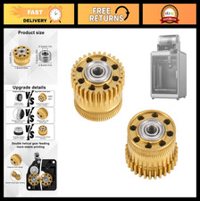 2pcs All-Metal Extruder Gear Kit for 3D Printers, Carbonized Steel, Nano Coating picture