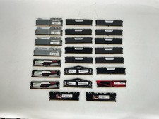 LOT OF 23 Mixed 8GB DDR4 Shielded RAM Desktop Mixed Brands & Speeds - All Tested picture