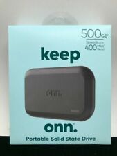 KEEP ONN. Portable Solid State Drive 500GB External Hard Drive(NEW) picture