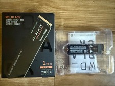 Western Digital - WD_BLACK SN850X 1TB NVMe SSD - M.2 2280 - EXCELLENT STATS picture