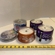 Lot Of 185 New Sealed Blank DVD-R DVDR 16X 4.7GB Recordable Sony Memorex & More picture
