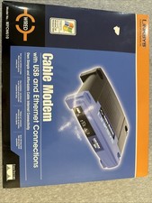 Linksys BEFCMU10 Cable Modem USB Ethernet Connections New In The Box picture