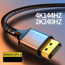 DisplayPort Cable V1.2/1.4/2.1 DP to DP Cord Lead 4K 8K 16K for PC Laptop 1m-5m picture