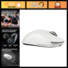 Lightweight Wireless Gaming Mouse 51g - Ultra-Fast, Compact Design, White picture