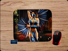 KITANA MORTAL KOMBAT CHARACTER CUSTOM PC MOUSE PAD DESK MAT VIRTUAL HOME SCHOOL picture