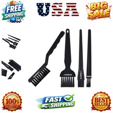 BLUECELL Set of 4 Plastic Handle Nylon Anti-Static Brushes for Cleaning Keybo... picture