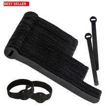 120 PCS Reusable Nylon Cable Ties 5/6/8 Inch - Tangle-Free Cord Organization picture