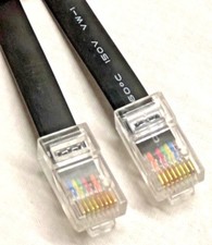 Cisco Console Replacement Rollover Cable Rj45 RJ45  M/M 7' 7ft -  72-1259-01  picture
