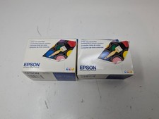 SET OF 2 GENUINE EPSON T009 201 900/1270/1280 COLOR INK CARTRIDGES (122) picture