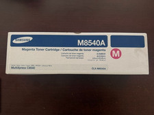 Genuine Samsung CLXM8540A CLX-M8540A Magenta Toner Cartridge M8540 New NIB picture