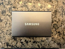 Samsung T7 Portable SSD 4TB USBC MU-PC4T0T /w New USB 3.0 to USB-C CABLE picture