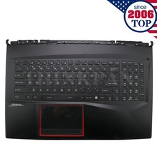 New For MSI GE75 MS-17E1 9S Upper Case Palmrest W/Touchpad RGB Backlit Keyboard picture