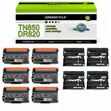 6*TN850 Toner & 4*DR820 Drum Unit Set Compatible Brother DCP-L5500DN DCP-L5650DN picture