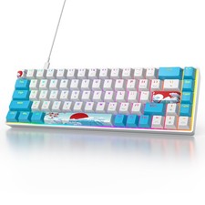 Green Mechanical Gaming Keyboard Wired 104 Keys RGB Backlit Red Switch Matcha picture