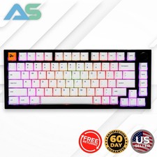 Glorious GMMK Pro Prebuilt 75% RGB Wired Mechanical Keyboard - White Dye Keycaps picture