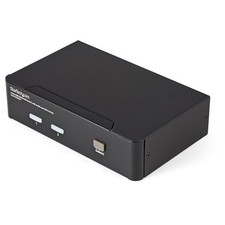 StarTech 2 Port USB HDMI KVM Switch with Audio and USB 2.0 Hub SV231HDMIUA picture