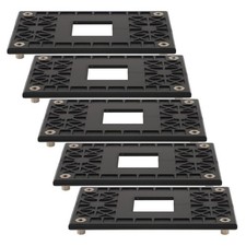 5 Pcs Radiator Back Plate Bottom Cpu Cooler Backplate Plastic Mounting Hardware picture