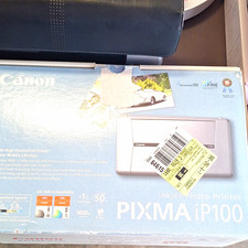 Canon PIXMA iP100 Portable Color Inkjet Photo Printer, Bluetooth, 9600x2400 picture