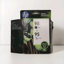2PK Genuine HP 98 HP 95 Ink Cartridge for Deskjet 5940 Officejet 6310  picture