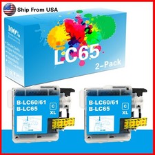 2PK LC-65 LC65 XL Ink Cartridge 65XL for MFC-J630W Printer picture