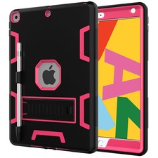 Military Shockproof Heavy Duty Rubber Hybrid Stand Case For iPad 10.2 2019 7th picture