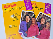 50 Sheets (2x25) KODAK Inkjet 2-side Picture Photo Paper Soft Gloss 8.5