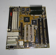 Zaapa ZP-5V2 Socket 7 Vintage Motherboard Intel Pentium i166 CPU + RAM  picture