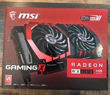 MSI Radeon RX 480 4GB GDDR5 Graphics Card RADEONRX480GAMINGX4G picture