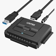 Unitek Y-3322A USB 3.0 to IDE SATA External Hard Drive Adapter Converter O3 picture