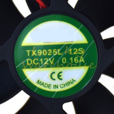 Qty:1pc Cooling Fan 2Pin For Tianxuan TX9025L12S 90*90*25mm 12V 0.16A~ picture