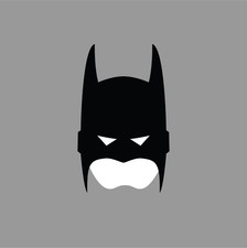 Batman Mask - Mac Apple Vinyl Decal Laptop Decal Bumper Sticker Window Sticker picture