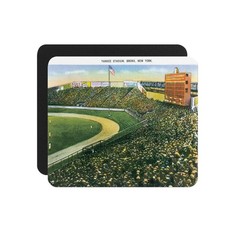 Yankee Stadium, Bronx Ny Computer Laptop Gaming Mouse Pad Blue and White picture