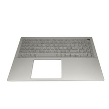 Palmrest Non-Backlit Keyboard For Dell Inspiron 15 5501 5502 5505 06XCC3 Silver picture
