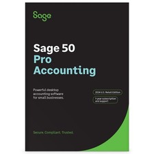Accounting Software SAGE 50 Pro 2024 U.S. Retail Edition Boxed Version picture