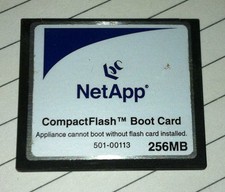 3x NETAPP 501-00100 SDCFB-256-911B CompactFlash 256MB Boot Cards picture