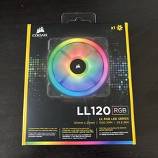 Corsair LL120 RGB 120mm Dual Light Loop RGB LED PWM Fan CO-9050071-WW Open Box picture