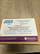 ENTRUST 462GR-DS3 Ribbon Cartridge DATACARD SIGMA White Graphic 462GR-DS2 NEW picture