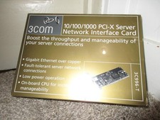 3COM 3C996B-T  10/100/1000 PCI X Server Network Interface Card New in Box picture