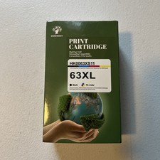 Greensky 63XL High Page Yield Ink Cartridge 2 PACK - Black And Tri Color Combo picture