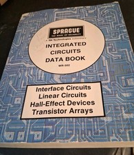 VINTAGE SPRAGUE 1982 INTERGRATED CIRCUITS DATA BOOK-WR-502 picture