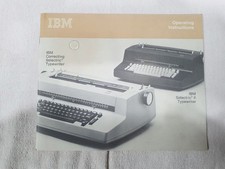 Original IBM Correcting Selectric II Typewriter Operating Instructions Manual.  picture