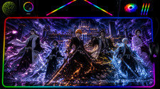 Bleach RGB XXL Gaming Mouse Pad Ichigo Rukia Aizen Anime Desk Mat LED picture