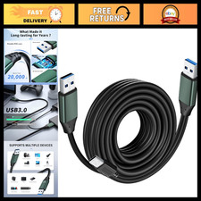30FT USB 3.0 Male to Male Cable - Data Transfer, Hard Drive, Laptop, DVD, Hub picture