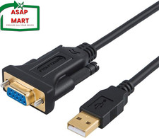 Cablecreation [2-Pack] USB to RS232 Adapter with PL2303 Chip 3.3 FT, USB 2.0 to  picture